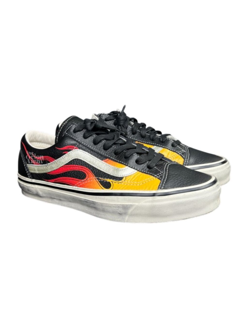 Size 12 OTW x Vans Old Skool LX 'Archive Flame Black' VN000D9RCJK Pre-Owned